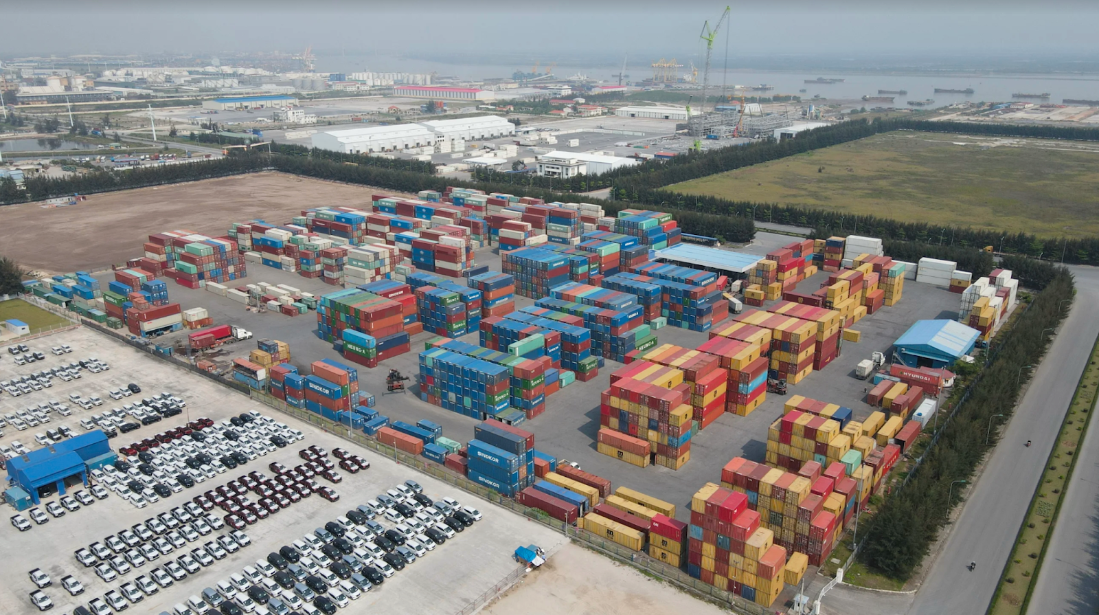 Khu cung cấp dịch vụ cảng tại Nam Đình Vũ có nhiều lợi thế về vị trí địa lý 