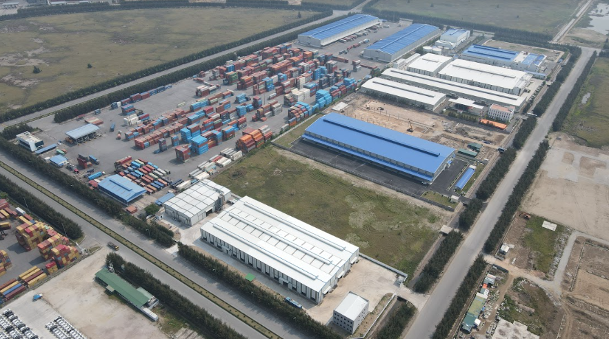 Khu công nghiệp Nam Đình Vũ - một trong những khu công nghiệp lớn tại miền Bắc nước ta 